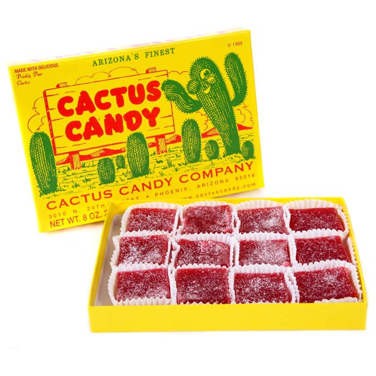 Prickly Pear Cactus Candy 8 oz. Box