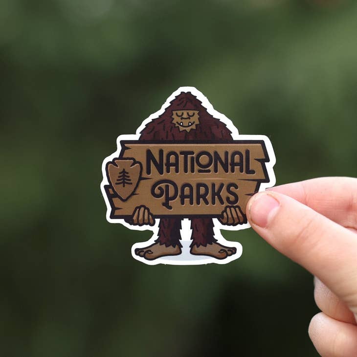 Bigfoot National Parks Sticker