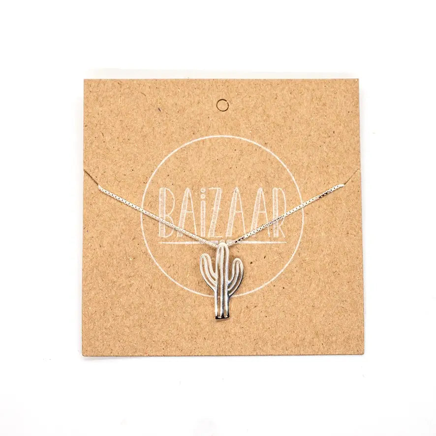Saguaro Cactus Necklace