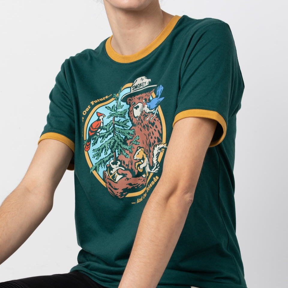 Smokey's Friends Ringer Tee