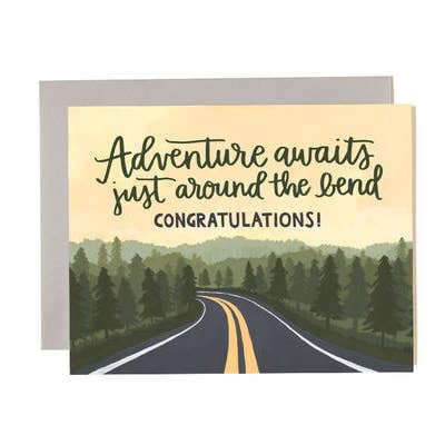 Adventure Road Congrats Card