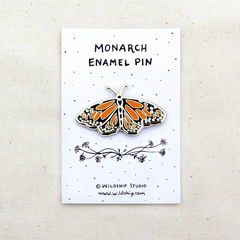 Monarch Butterfly Enamel Pin