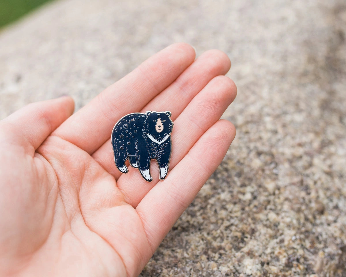 Moon Bear Enamel Pin