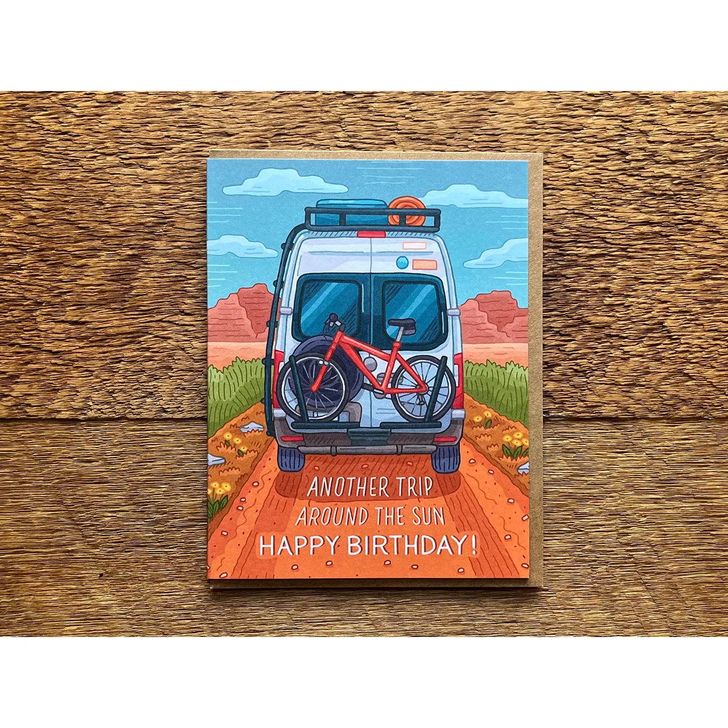 Desert Van Birthday Card
