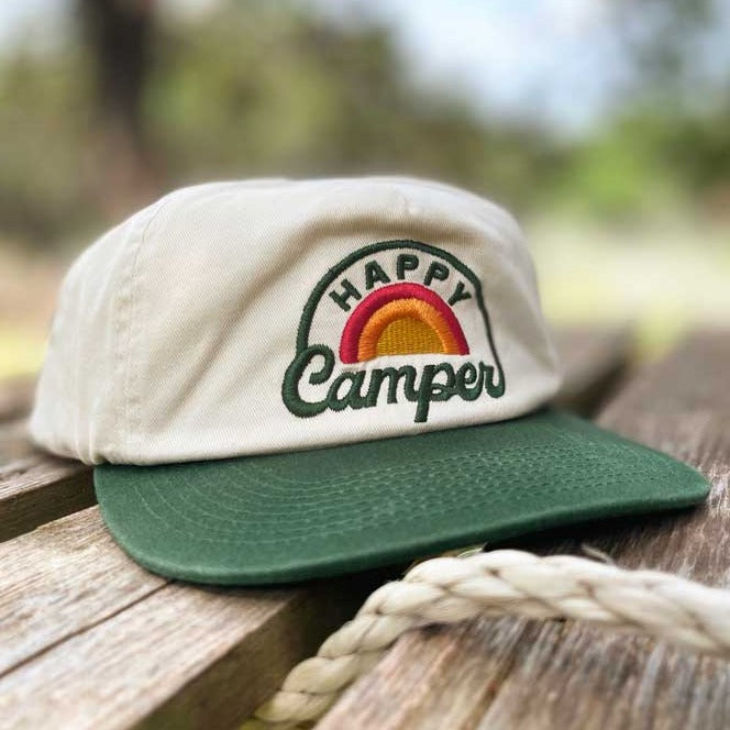 Happy Camper Snapback Hat