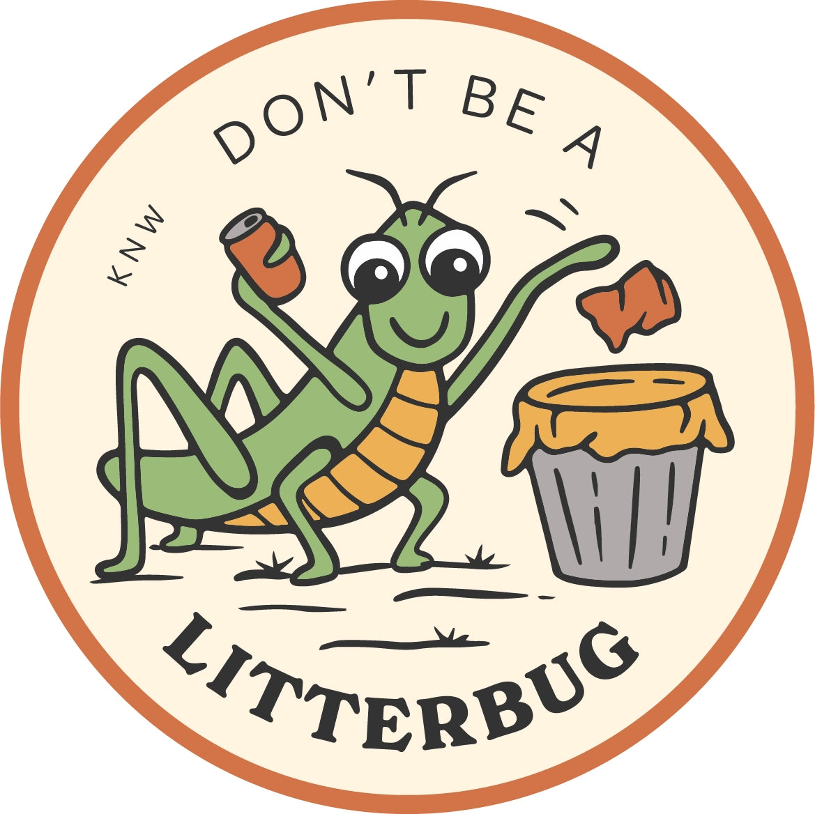 Litterbug Sticker