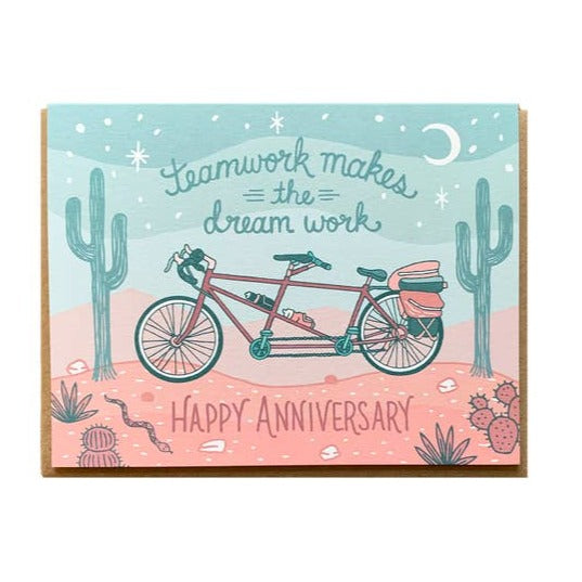 Tandem Anniversary Card