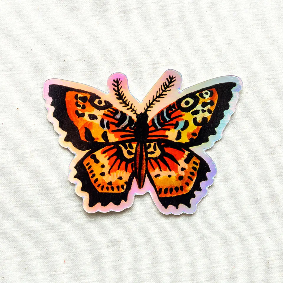 Holographic Butterfly Sticker