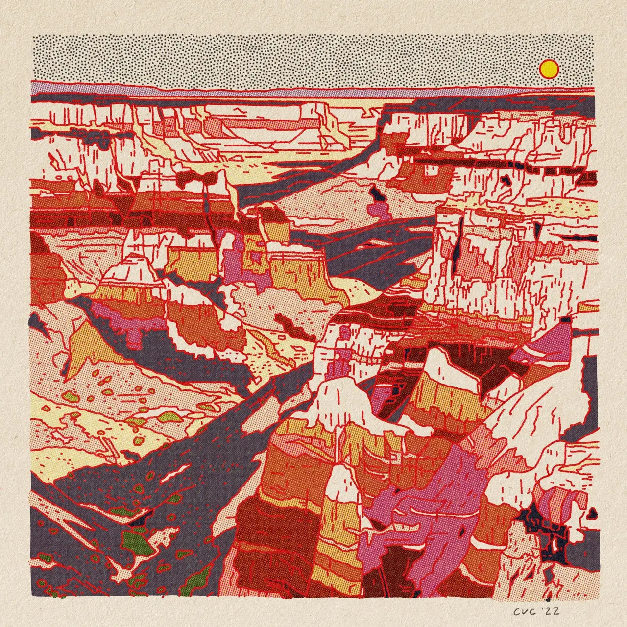 Grand Canyon - 12 x 12 Print