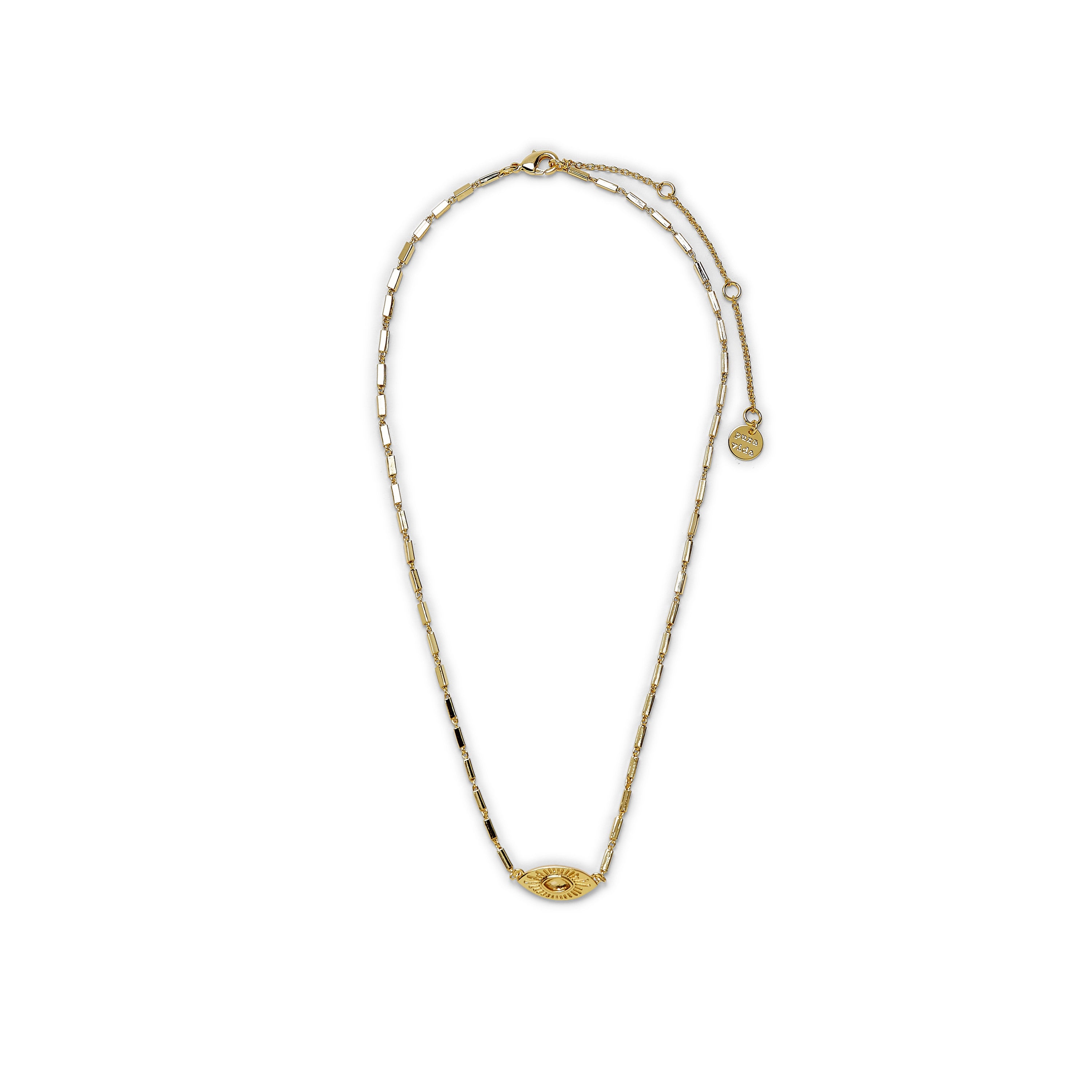 Sunburst Eye Pendant Necklace