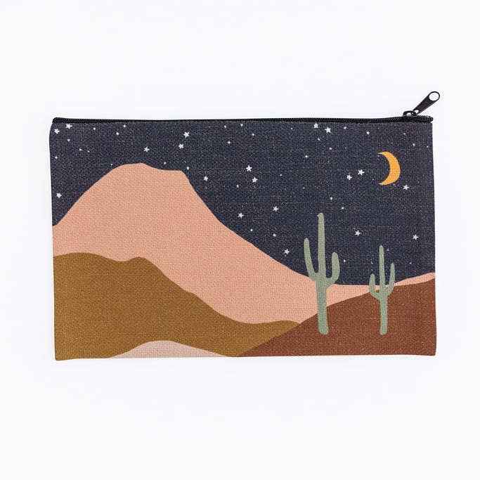 Starry Desert Night Pouch
