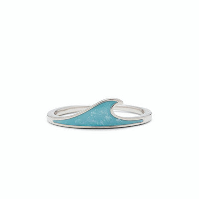 Mother of Pearl Wave Ring