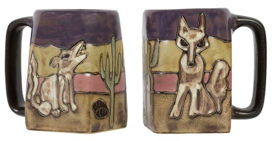 Coyote Square Stoneware Mug