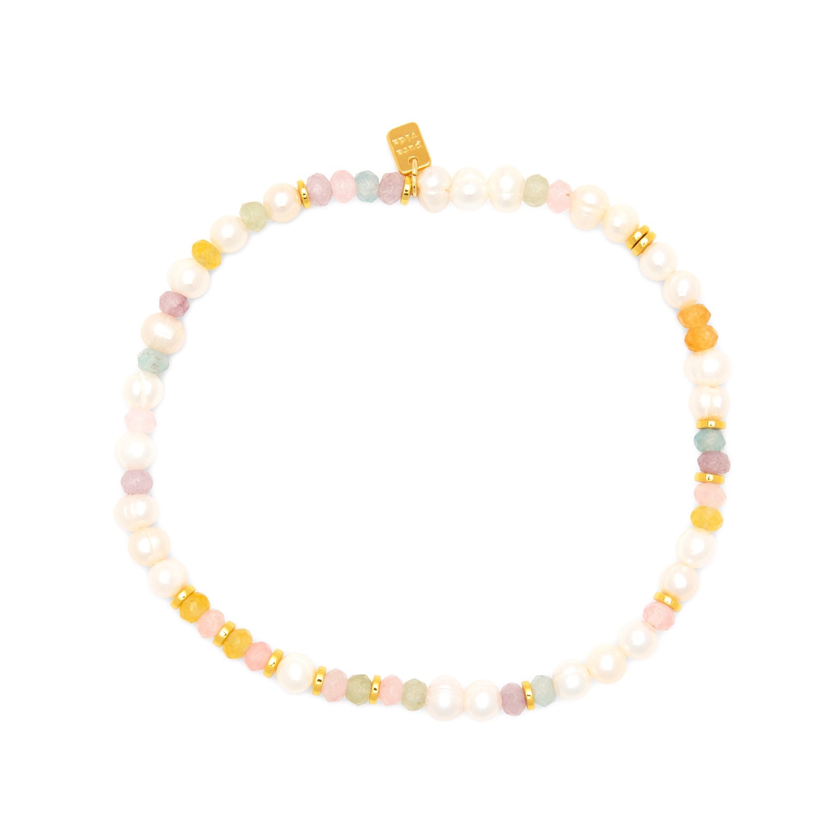 Venice Mixed Bead Stretch Anklet