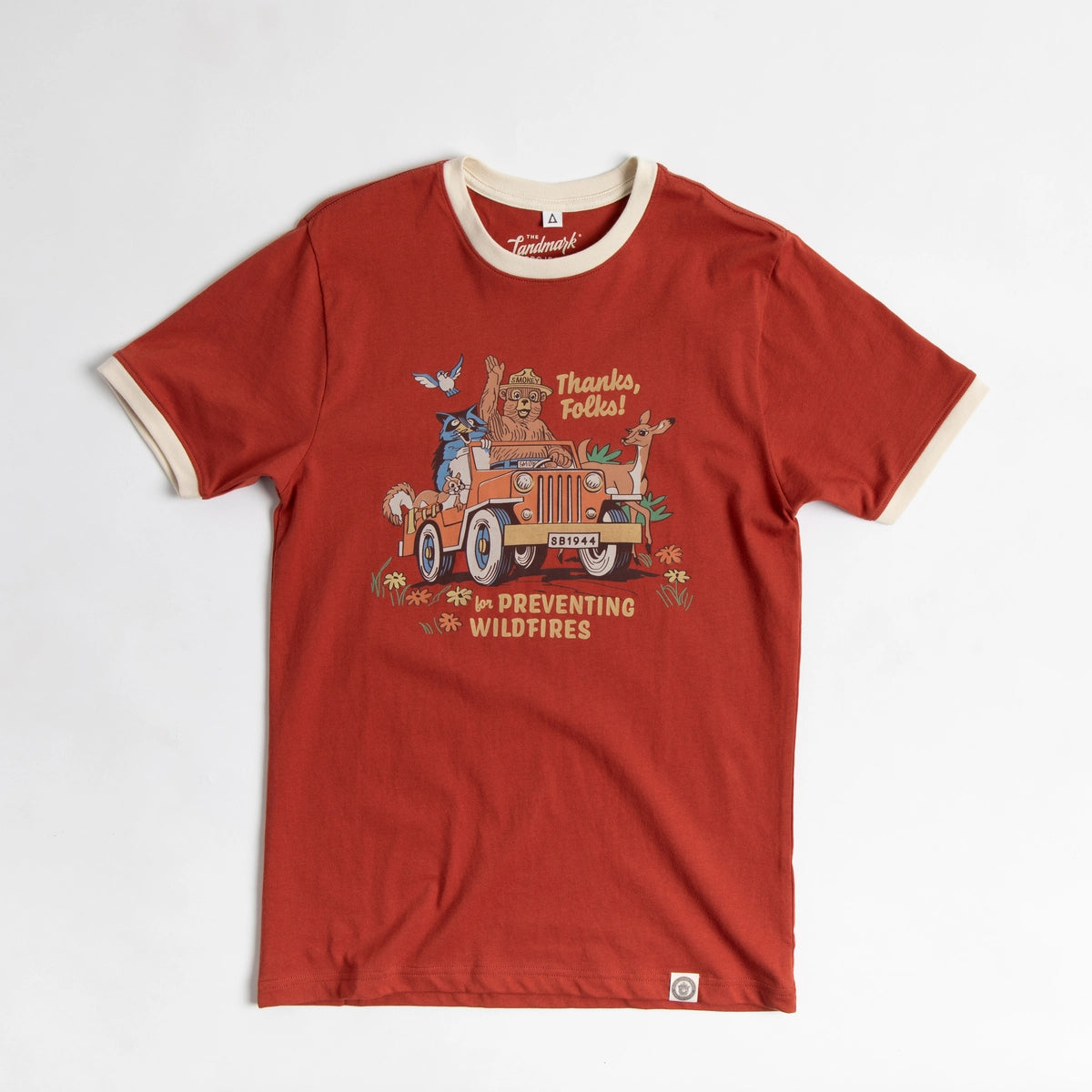 Thanks Folks for Preventing Wildfires Ringer Tee