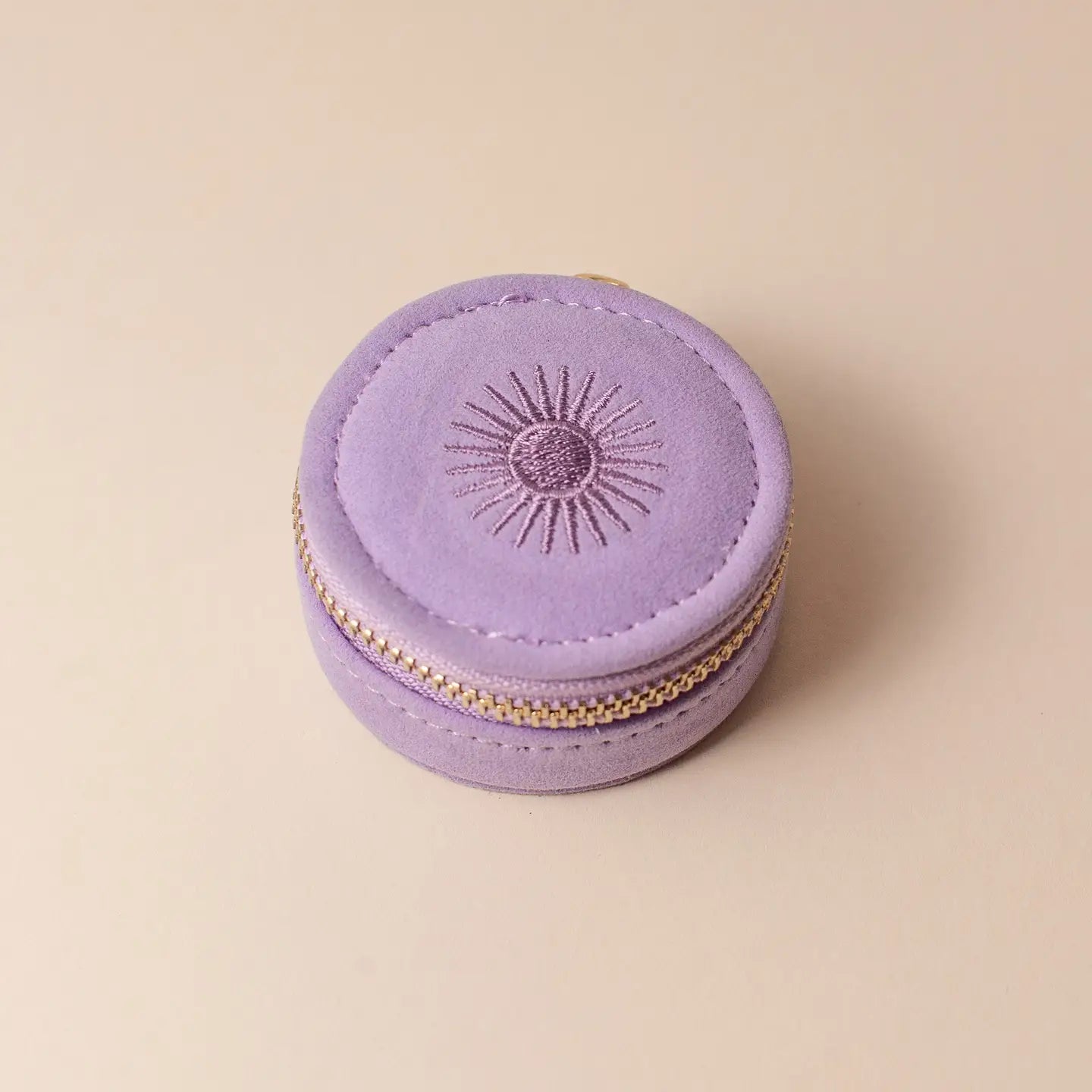 Lilac Travel Jewelry Case