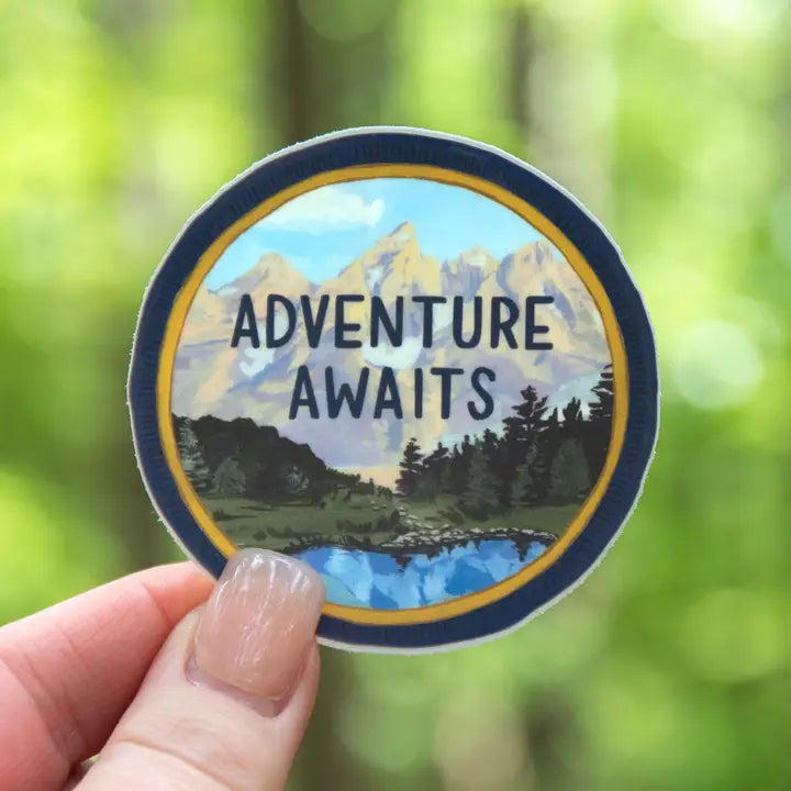 Adventure Awaits Sticker