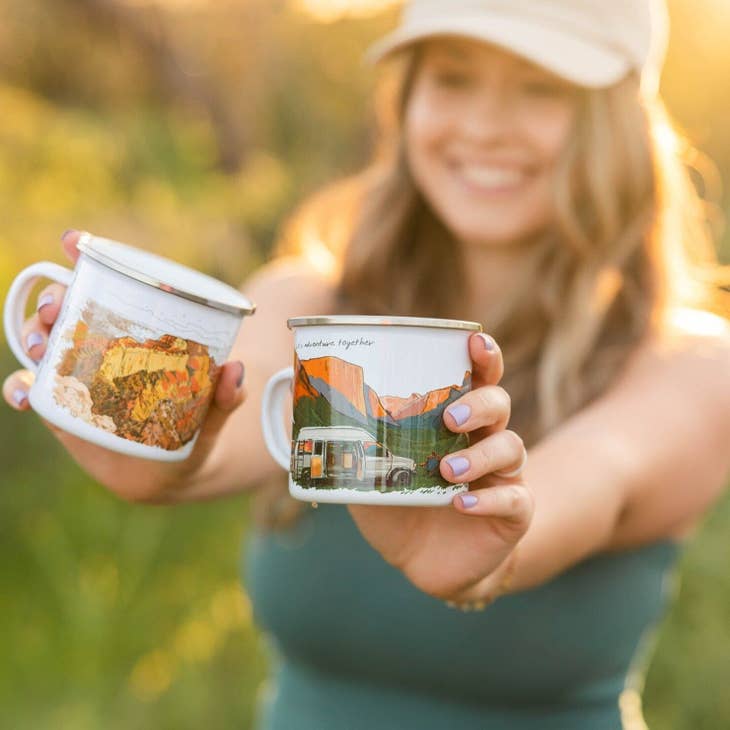 Yosemite National Park Enamel Mug