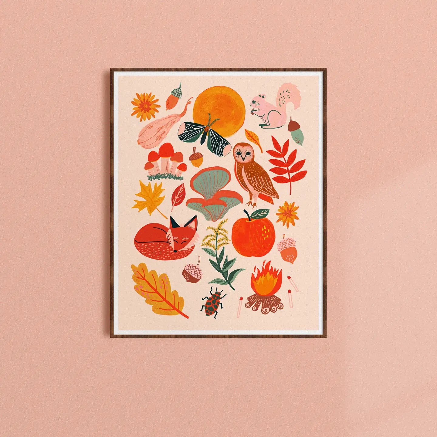 Favorite Fall Things Art Print