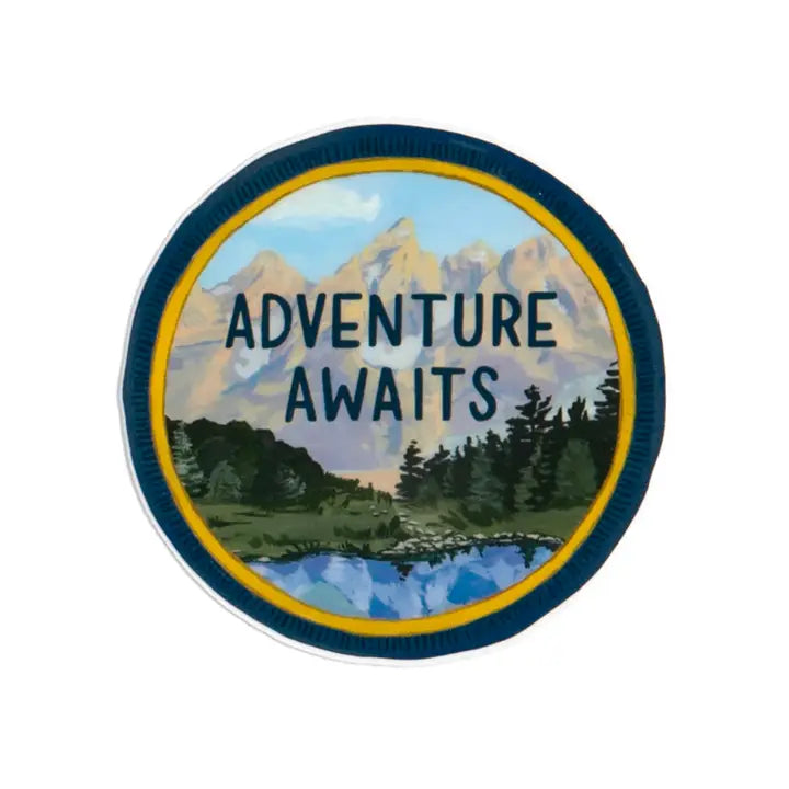 Adventure Awaits Sticker
