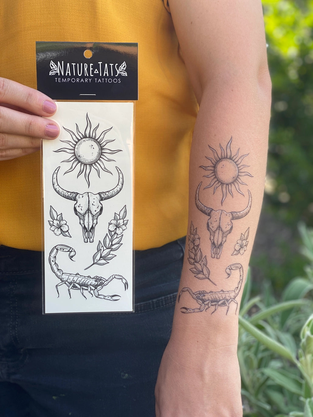 Sunlit Southwest Temporary Tattoo Sheet