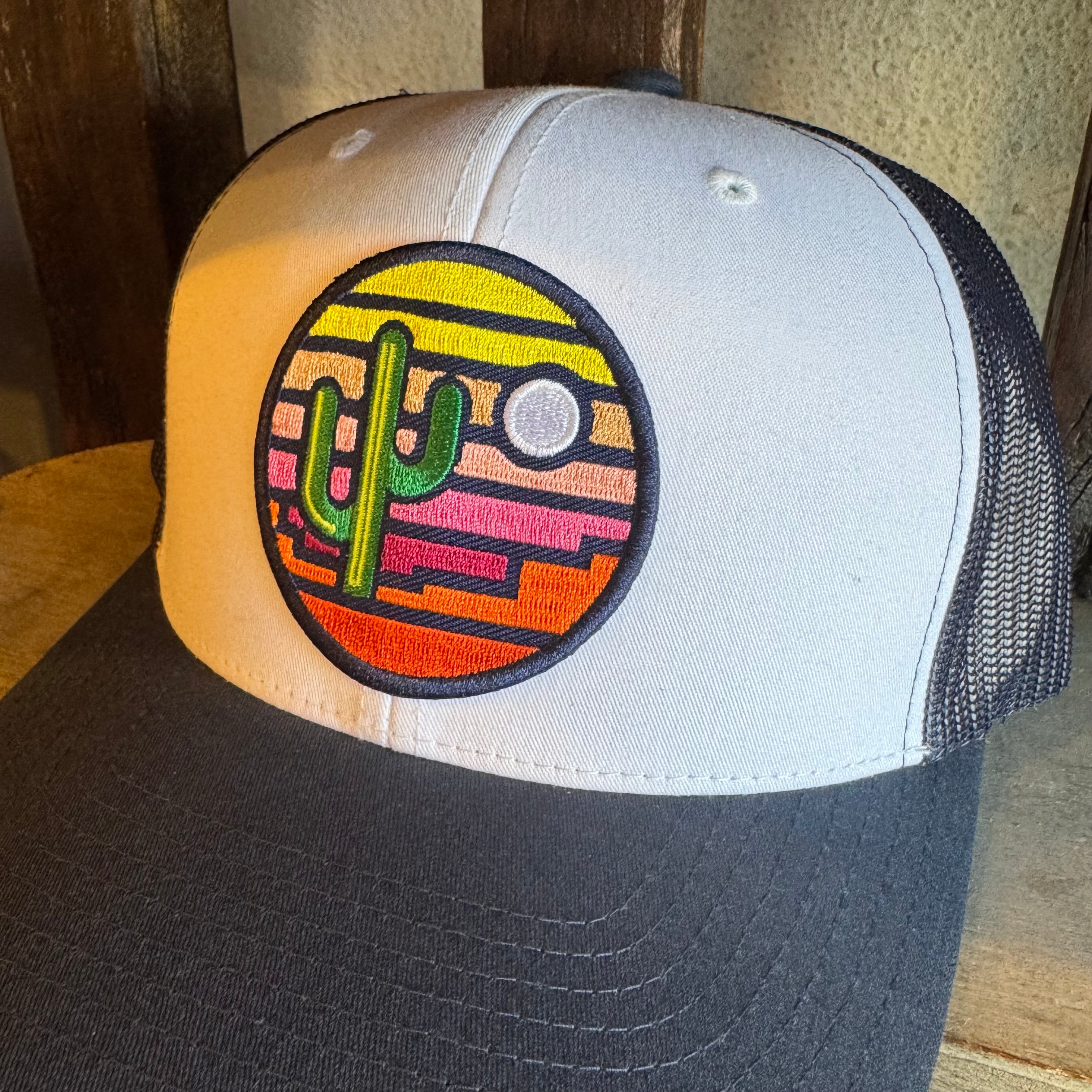 Stained Glass Sonoran Sunrise Trucker
