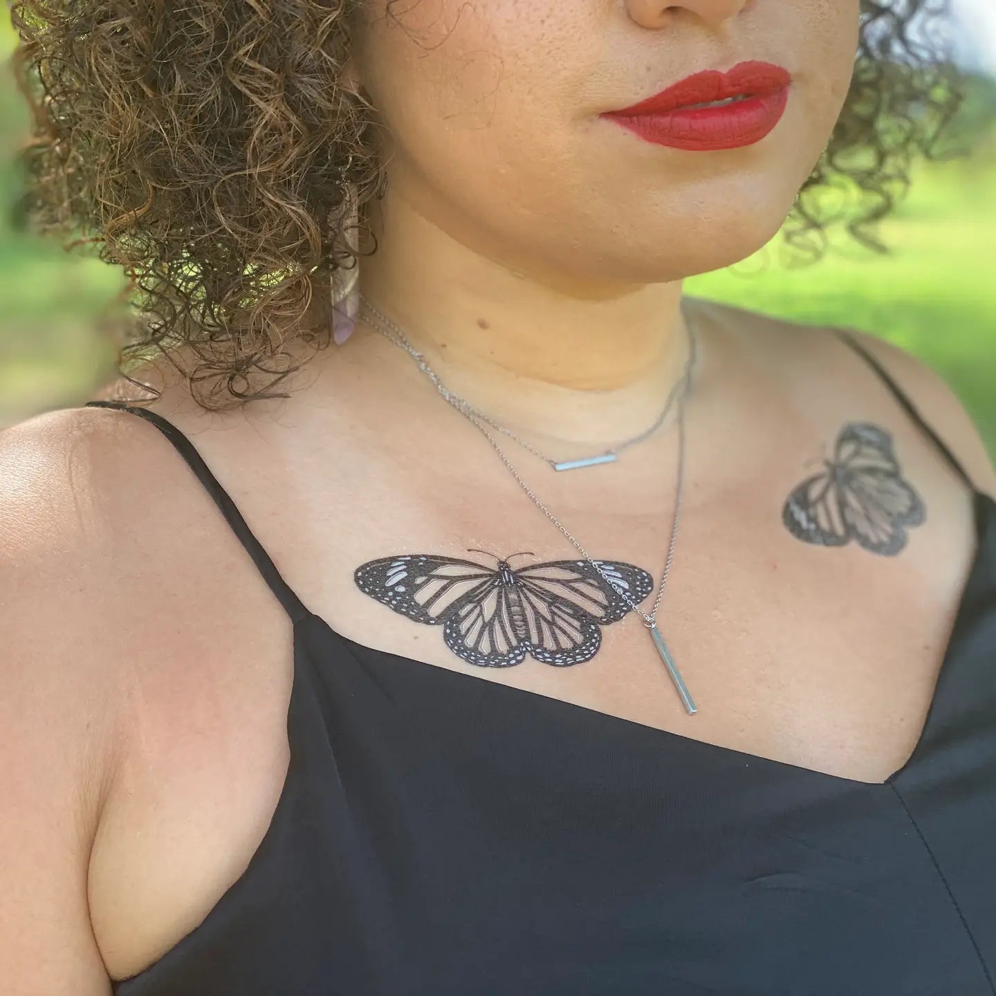 Monarch Butterfly Temporary Tattoo