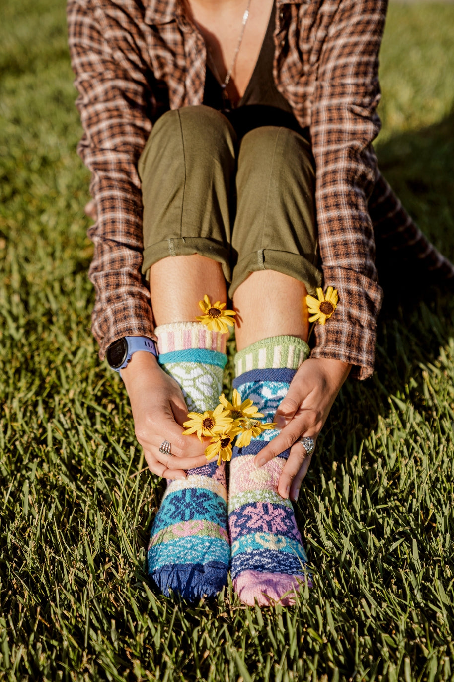Hummingbird Crew Socks