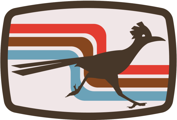 70s Retro Roadrunner Sticker
