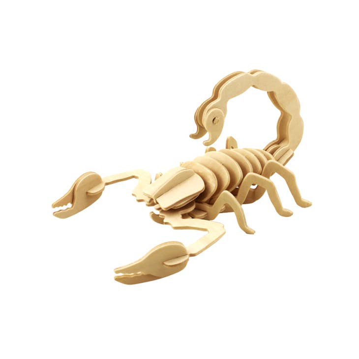 3D Wooden Scorpion Puzzlement