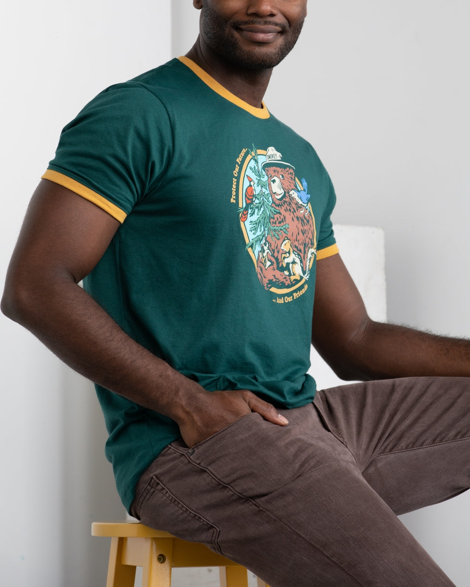 Smokey's Friends Ringer Tee