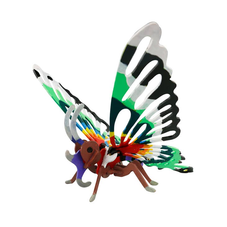 3D Wooden Butterfly Puzzle Paint Kit