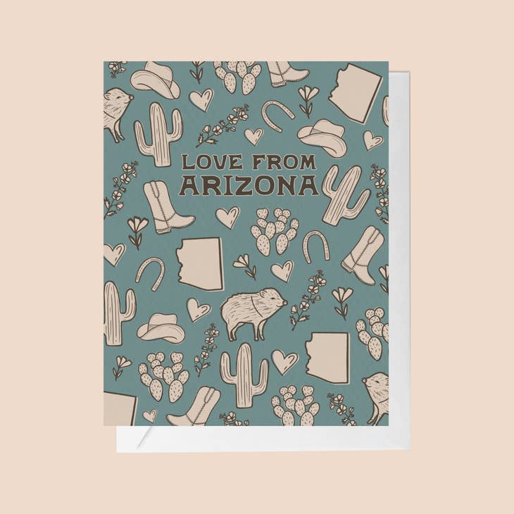 Love From Arizona Greeting Card