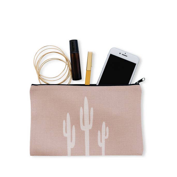Taupe Saguaro Pouch