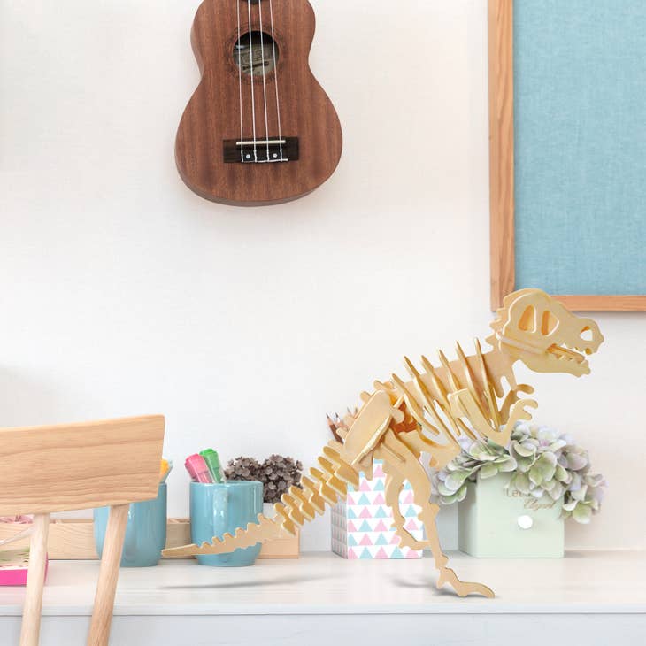 3D Wooden Dinosaur Puzzle Kit