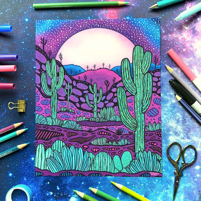 A Spectacular View 8 x 10 Art Print