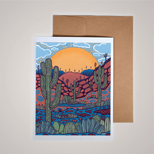 A Lovely View Greeting Card