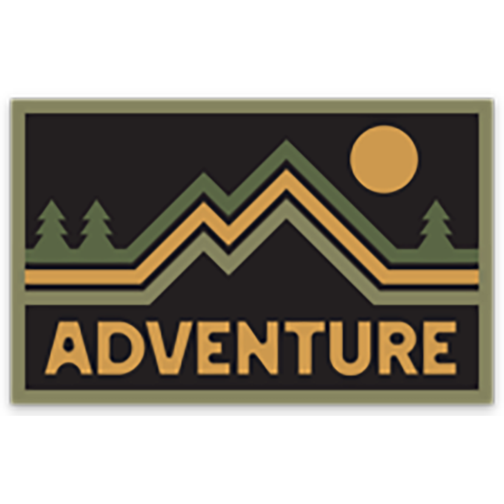 Adventure Mountain & Sunset Sticker