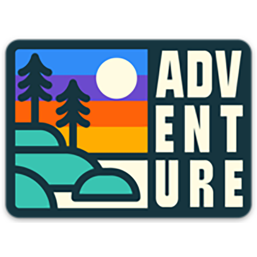 Adventure Sunset Sticker