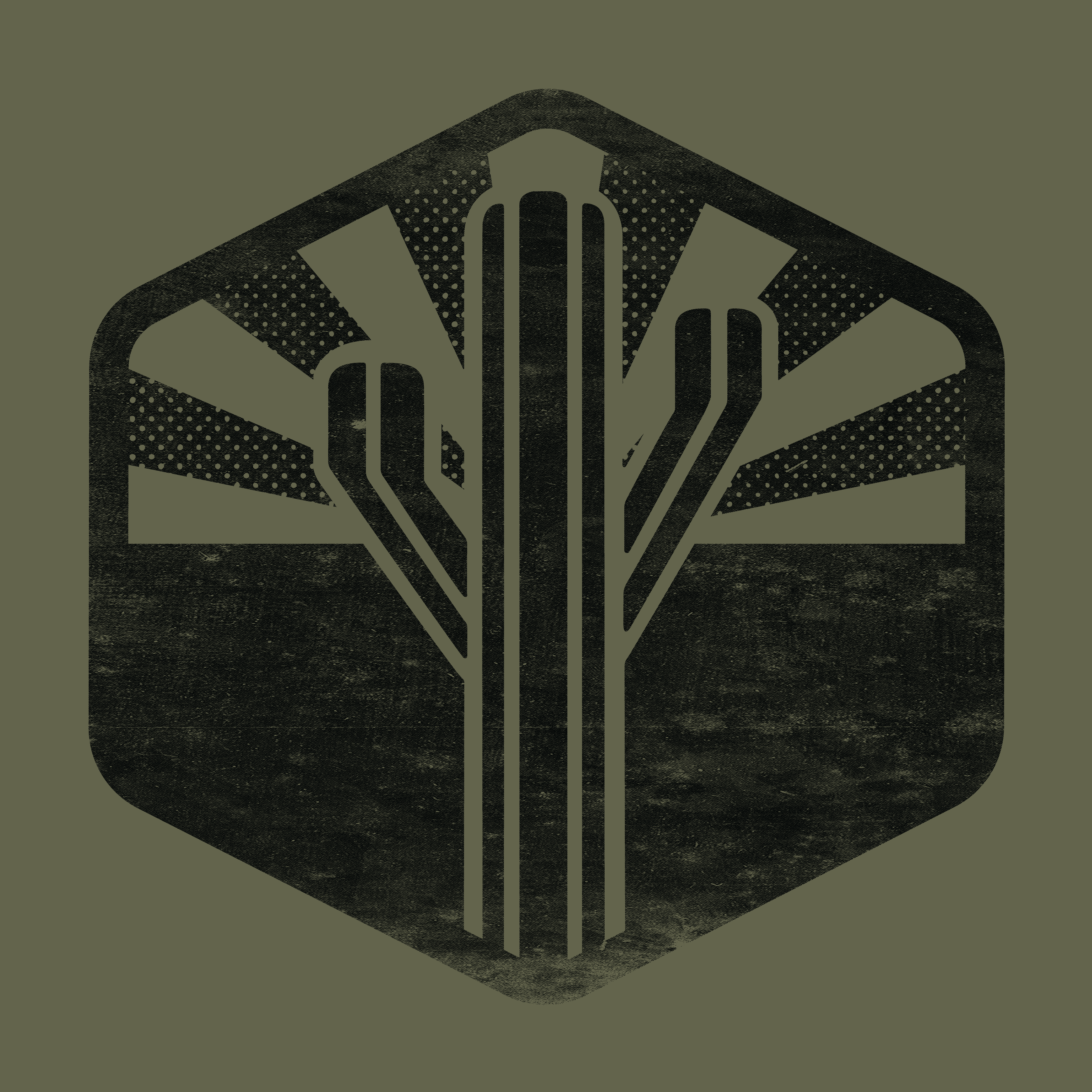 Iconic Arizona The Sentinel Tee - Army Green