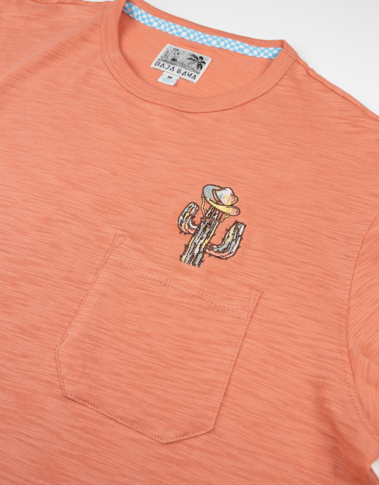 Slub Pima Pocket Tee - Cactus Hat