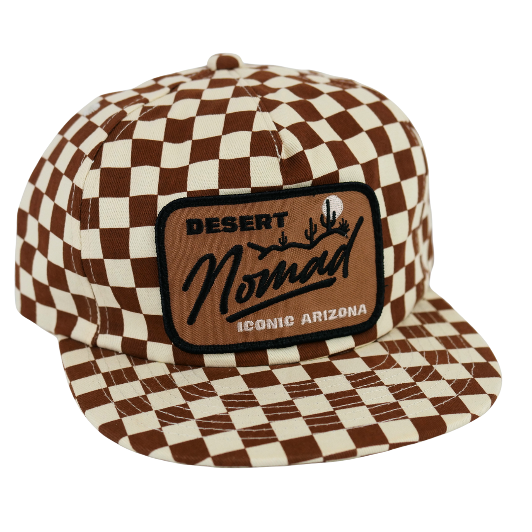 Kids' Desert Nomad Checkerboard Hat