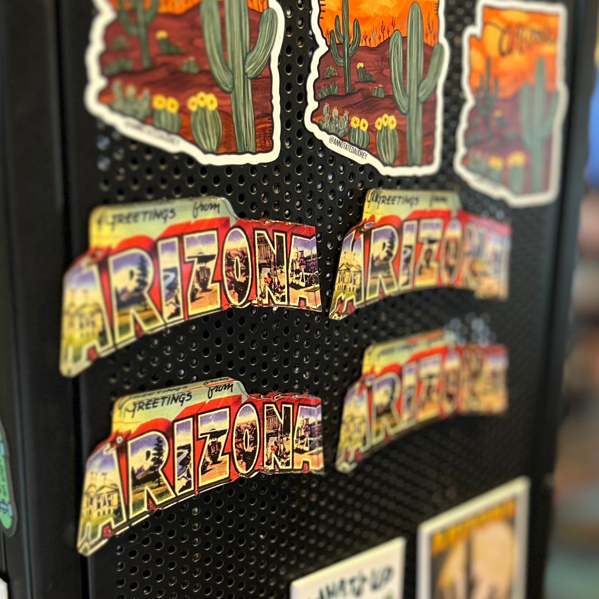 Arizona Retro Acrylic Magnet