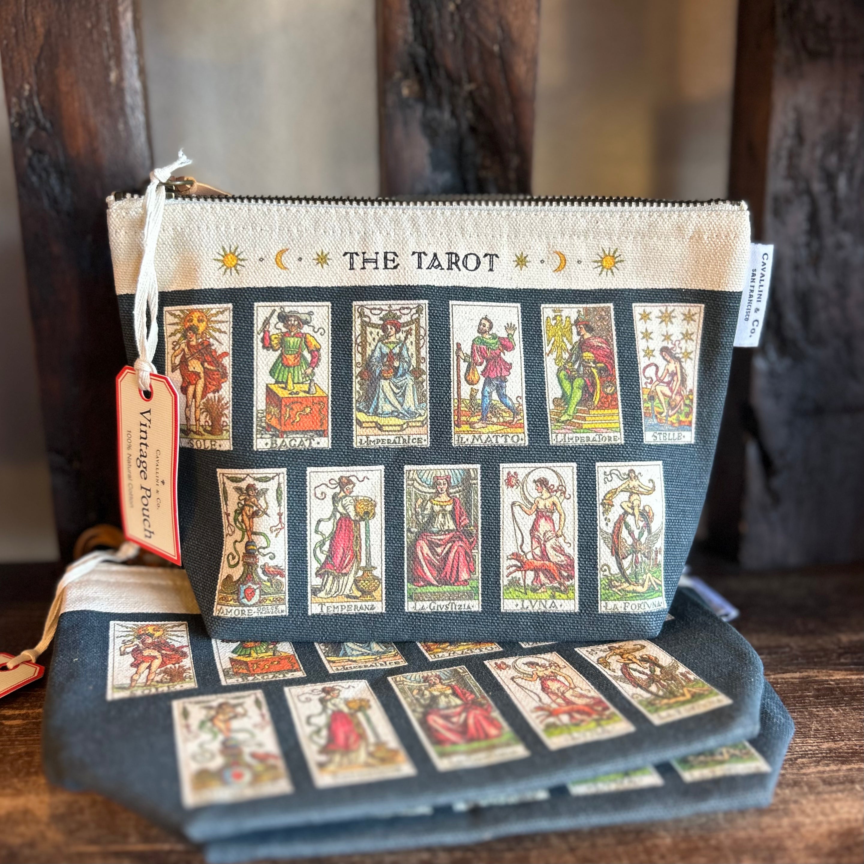 Tarot Card Vintage Pouch