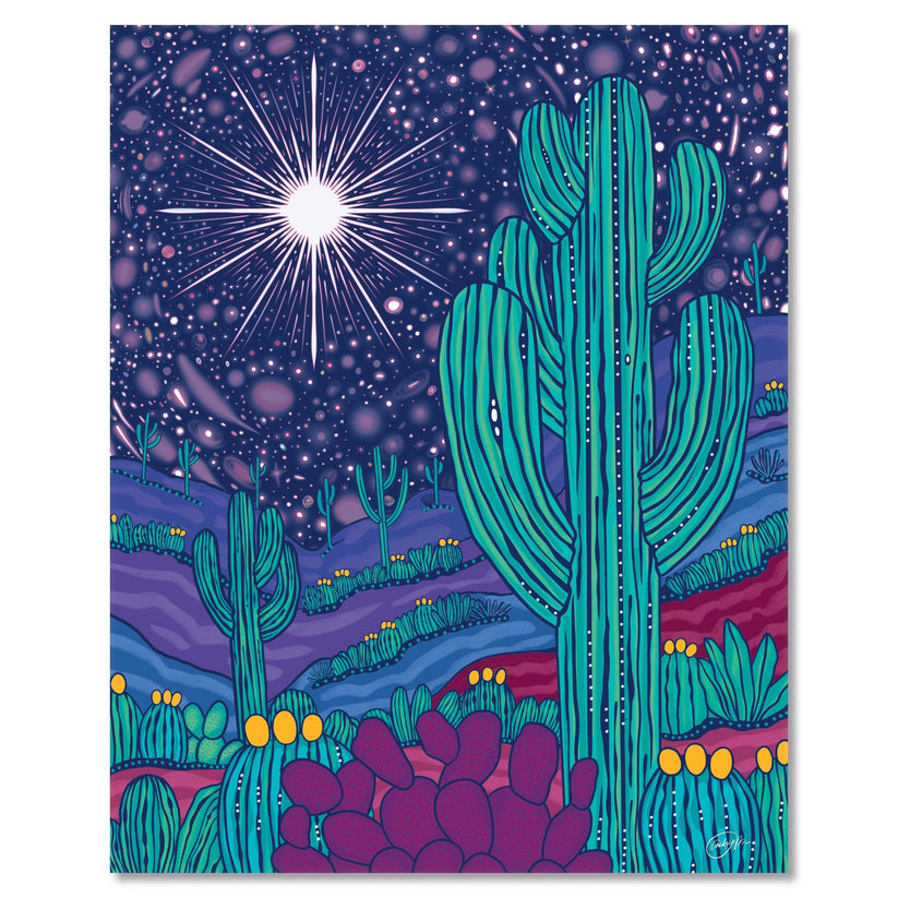 Galaxies Above 8 x 10 Art Print