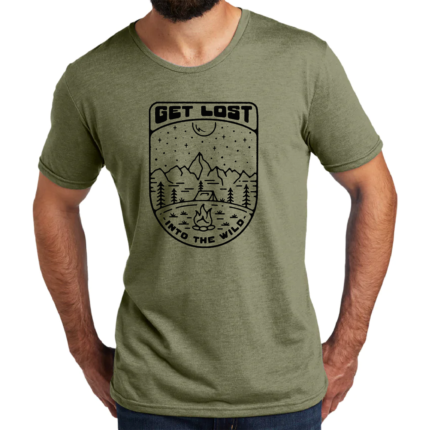 Get Lost - Into the Wild Eco-Friendly Unisex Tee