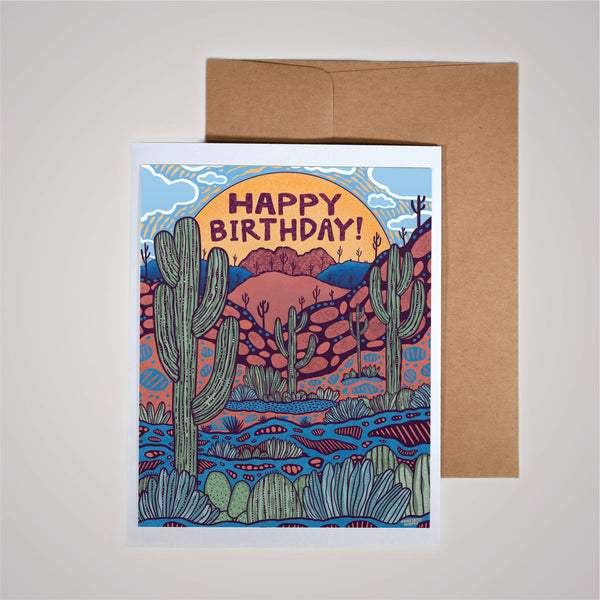 Happy Birthday Lovely View Card