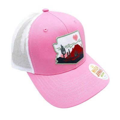 Heart of the Desert Trucker - White/Green