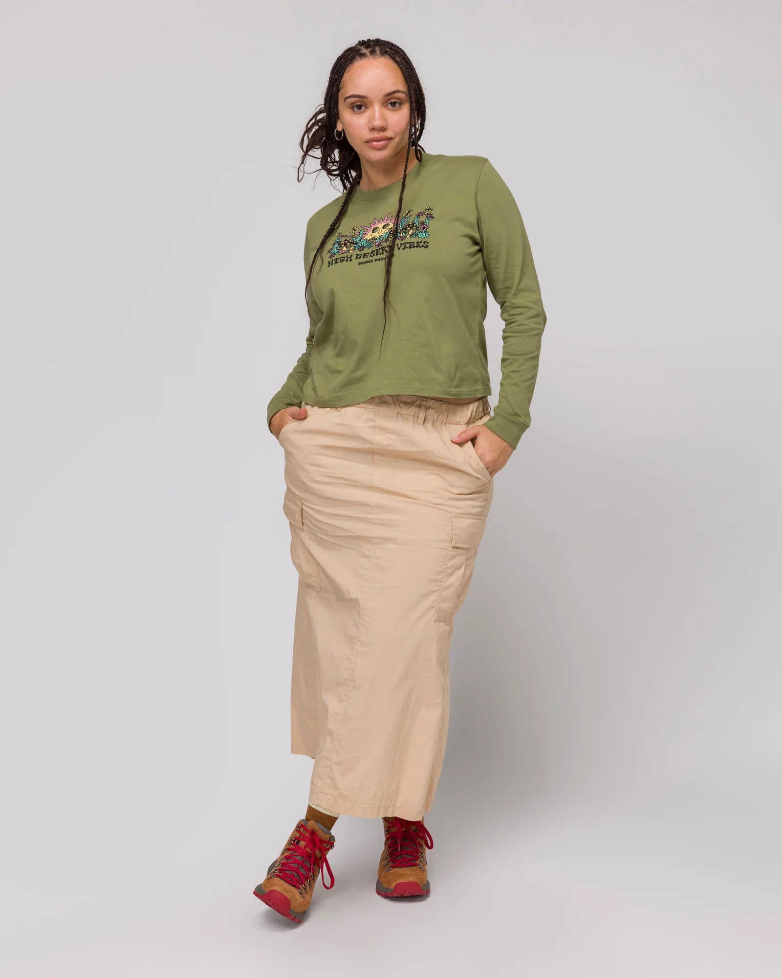Parks Project High Desert Vibes Sun Boxy Long Sleeve Tee