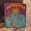 Arizona Desert Sun Sticker